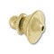 JewelrySupply Tie Tack Clutch 10x11mm Gold Plated - Pin Clutch Backs (Pack of 10)